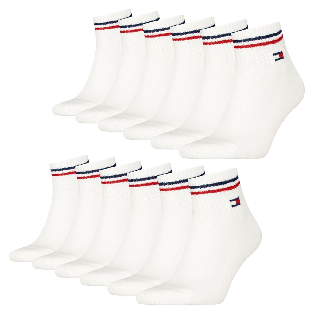 6 Paar Tommy Jeans Herren Quarter Iconic Socken Produktbild 