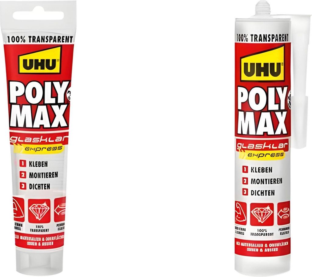 UHU Montagekleber POLY MAX Express Tube 115g glasklar Produktbild 