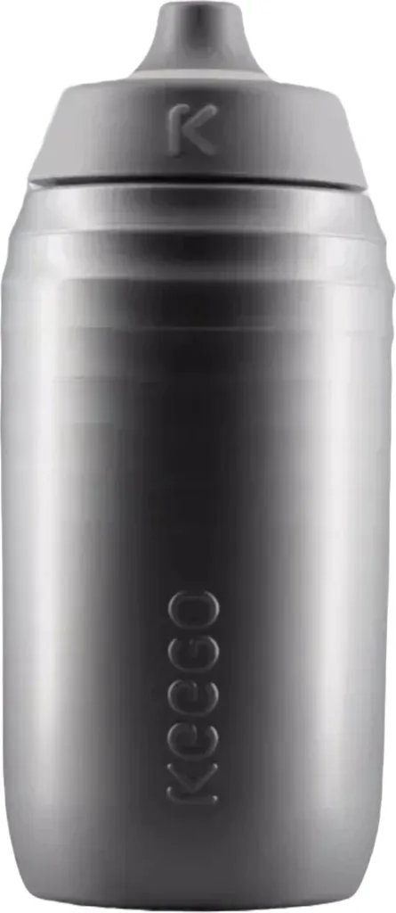 Gourde Keego 500ml Argentée Idéale pour le Cyclisme et le Fitness Quotidien