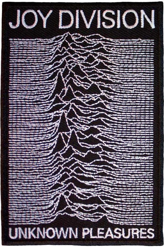 Joy Division - Ecusson à repasser "Unknown Pleasures", Image du produit 