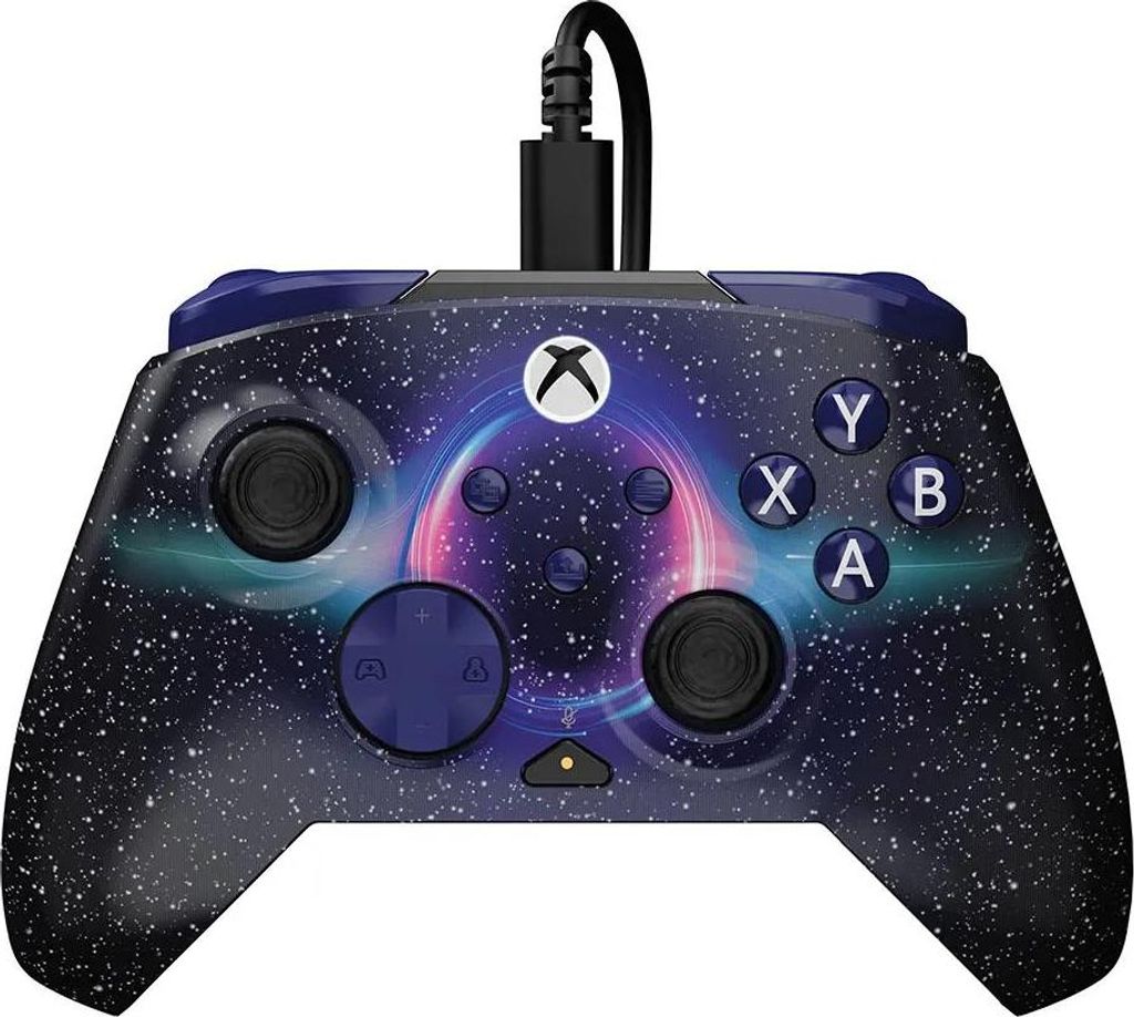 Turtle Beach Rematch Advanced Dark Cosmos Wired Gaming Controller für Xbox und PC – Lentikular, zuweisbare Tasten, 2.5m Kabel, Offiziell Lizenzi...