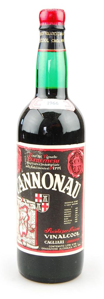 Wein 1966 Cannonau Planemesu Vinalcool Cagliari