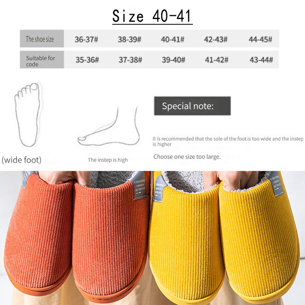Hausschuhe, Damen Herren Hausschuhe, Winter Warm Slipper, Produktbild 2