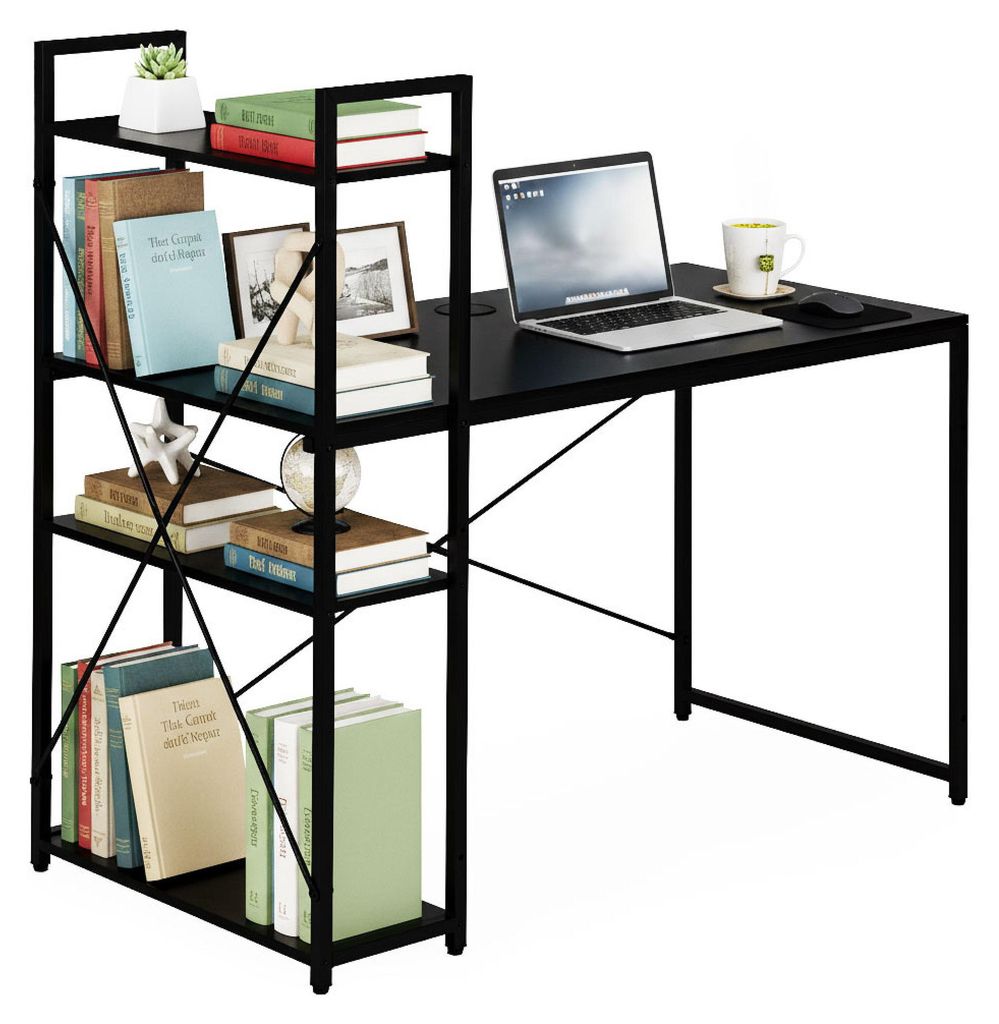 Bureau d'ordinateur scolaire, dimensions 120x60 cm, avec Image du produit 
