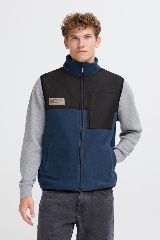 Blend BHMasis Herren Fleece-Weste Outdoor Weste regular fit