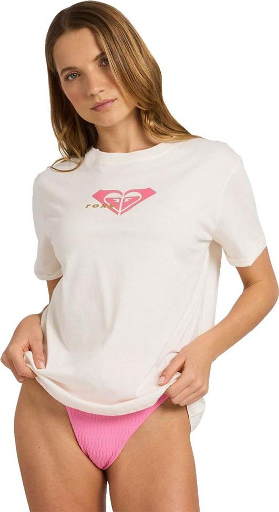Roxy Vl Oceanregular Corpo Kurzarm-t-shirt Weiß M Frau Weiß M