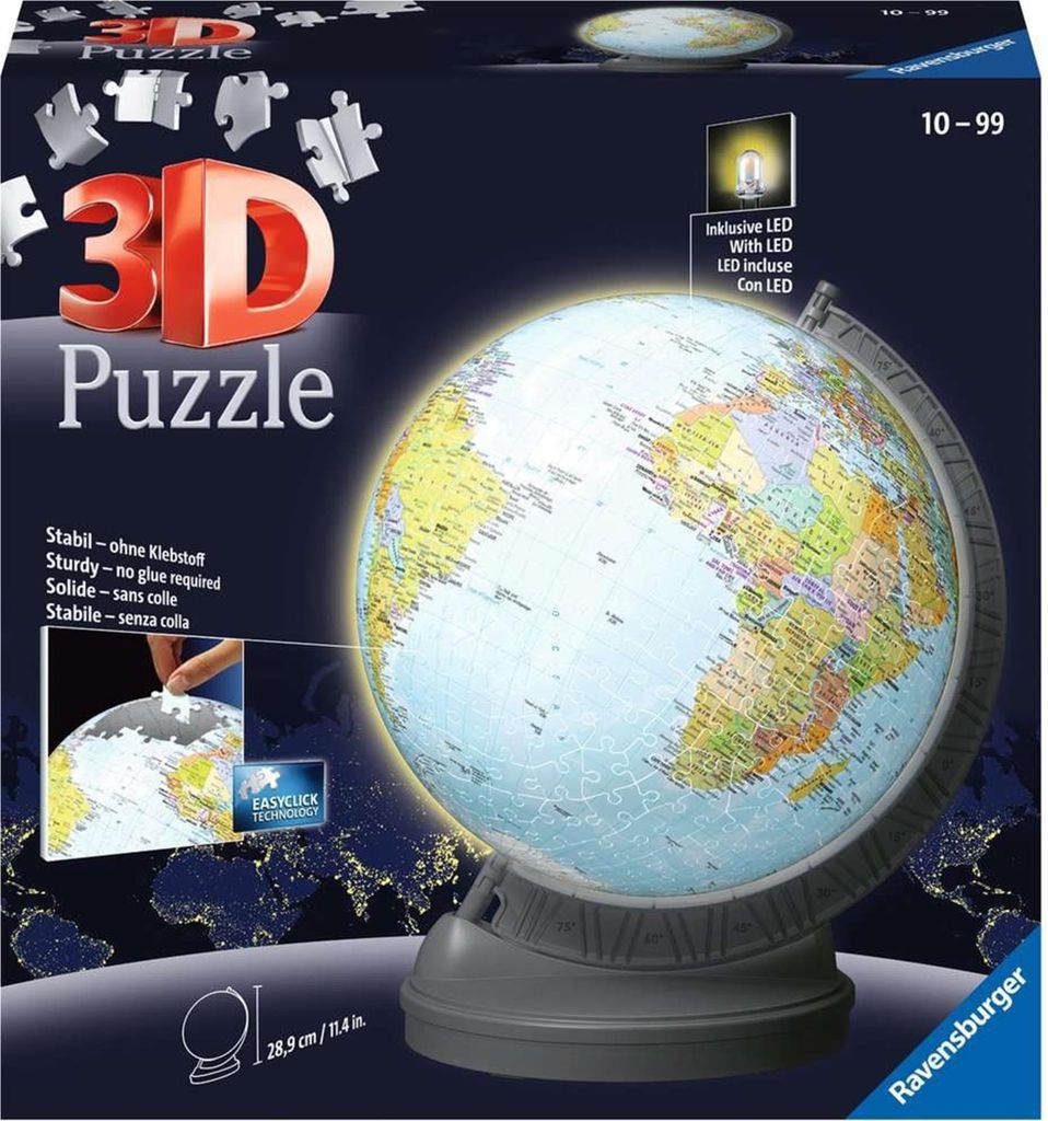 Puzzle-Ball Svítící globus 540 dílků Obrázek produktu 