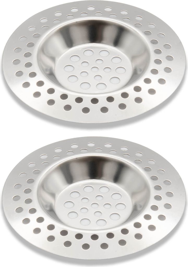 2x Abflusssieb Abfluss Sieb Abflussschutz Spülbecken Spüle Produktbild 