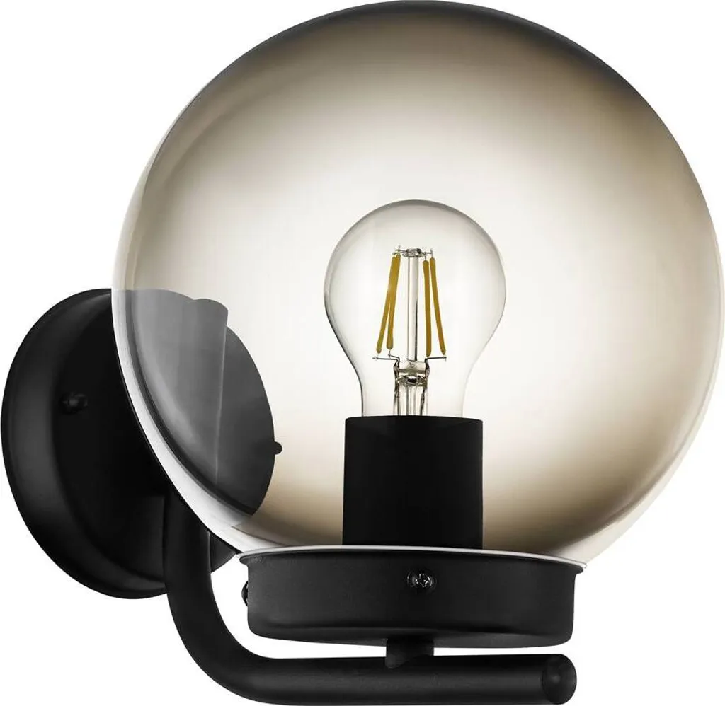 Applique extérieure étanche IP44 Eglo TAVERNA noir avec diffuseur E27 - 7