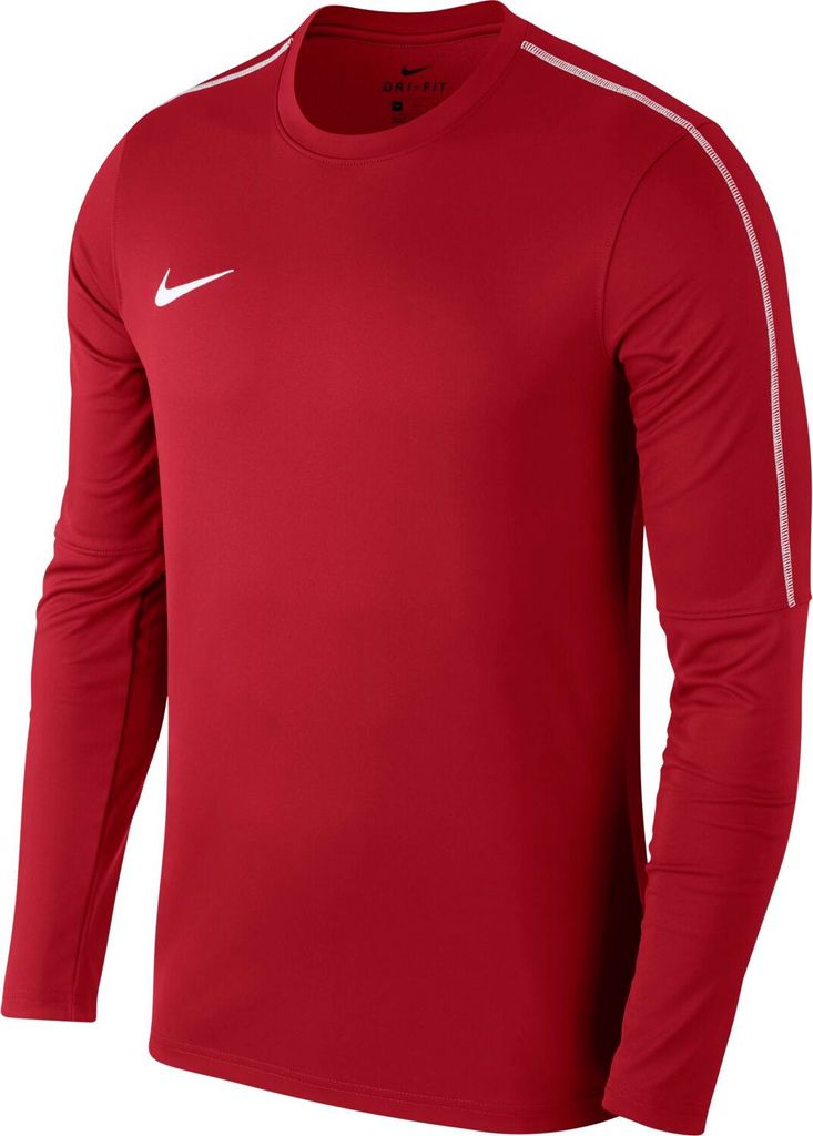 Nike M NK DRY PARK18 CREW TOP | UNIVERSITY RED/WHITE/WHITE | Größe: XL