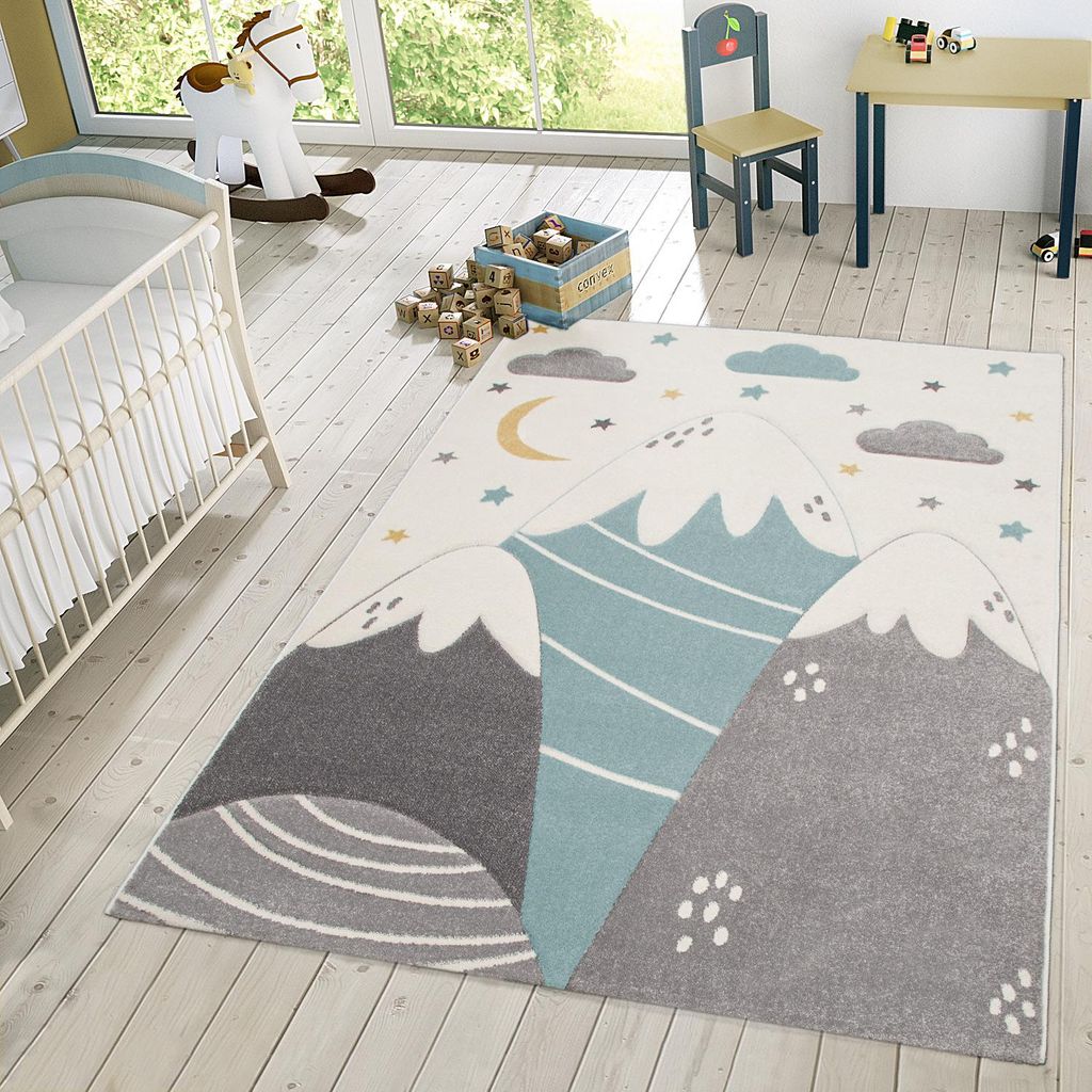 TT Home Kinderzimmerteppich Junge Mädchen Kinderteppich Produktbild 