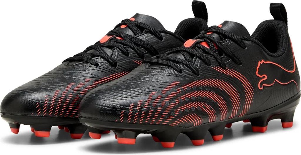 PUMA FUTURE 9 PLAY IT JR Fußballschuhe 108723 02 Puma Black Glowing red Gray, Schuhgröße:37 EU