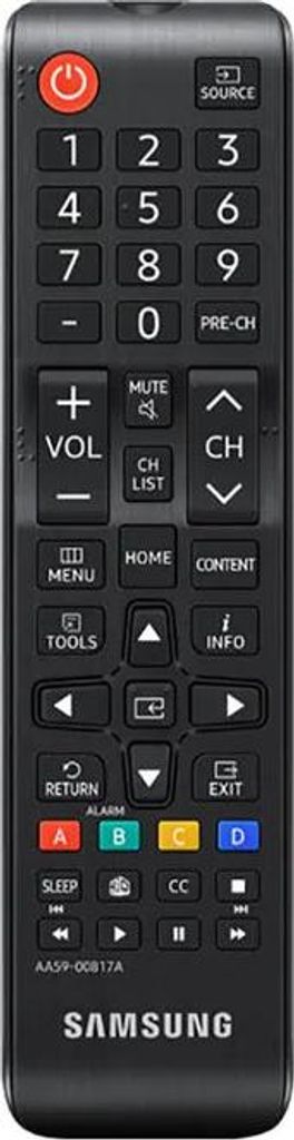 Samsung VG-TM1240BH, TV, IR Wireless, Drucktasten, Schwarz Produktbild 