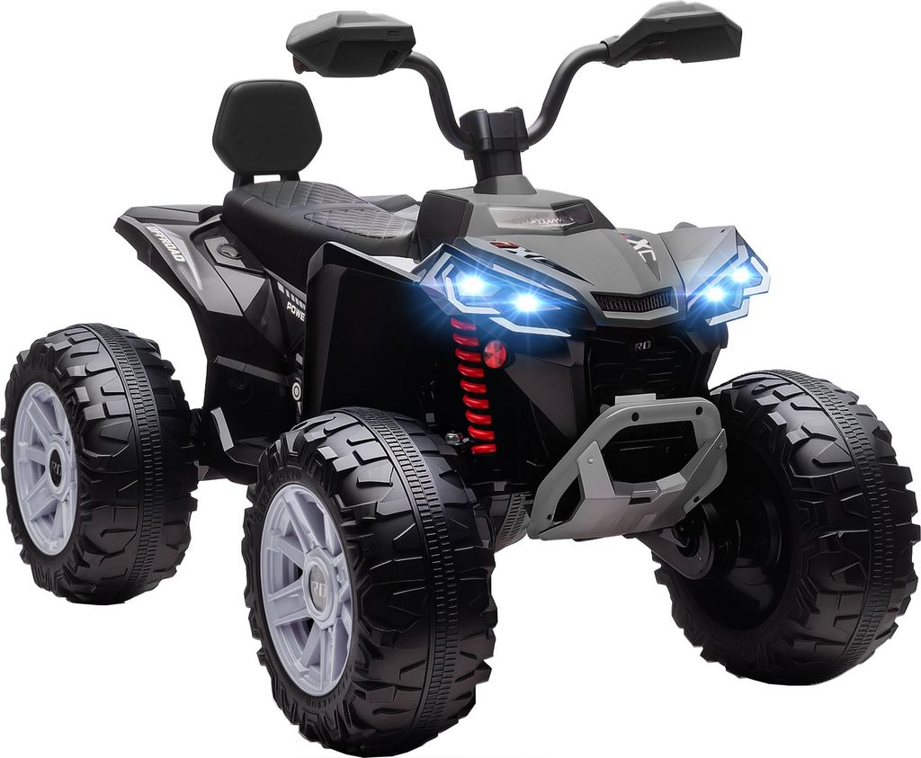 24V Elektro-Quad für Kinder 3-8 Jahre, 6,5 km/h, mit LED-Scheinwerfer, USB & MP3-Player, 4-Rad-Stabilität, Outdoor-Spaß