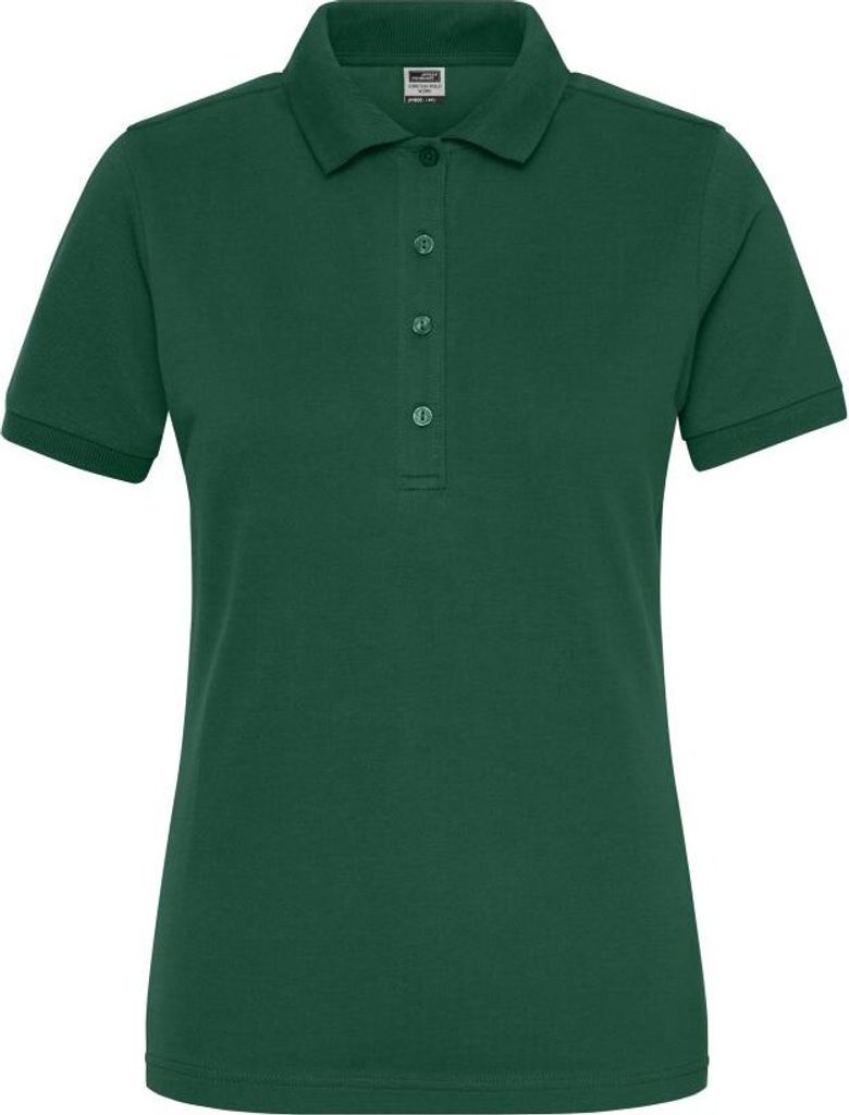 Polo aus weichem Elastic-Piqué dark-green, Gr. 3XL