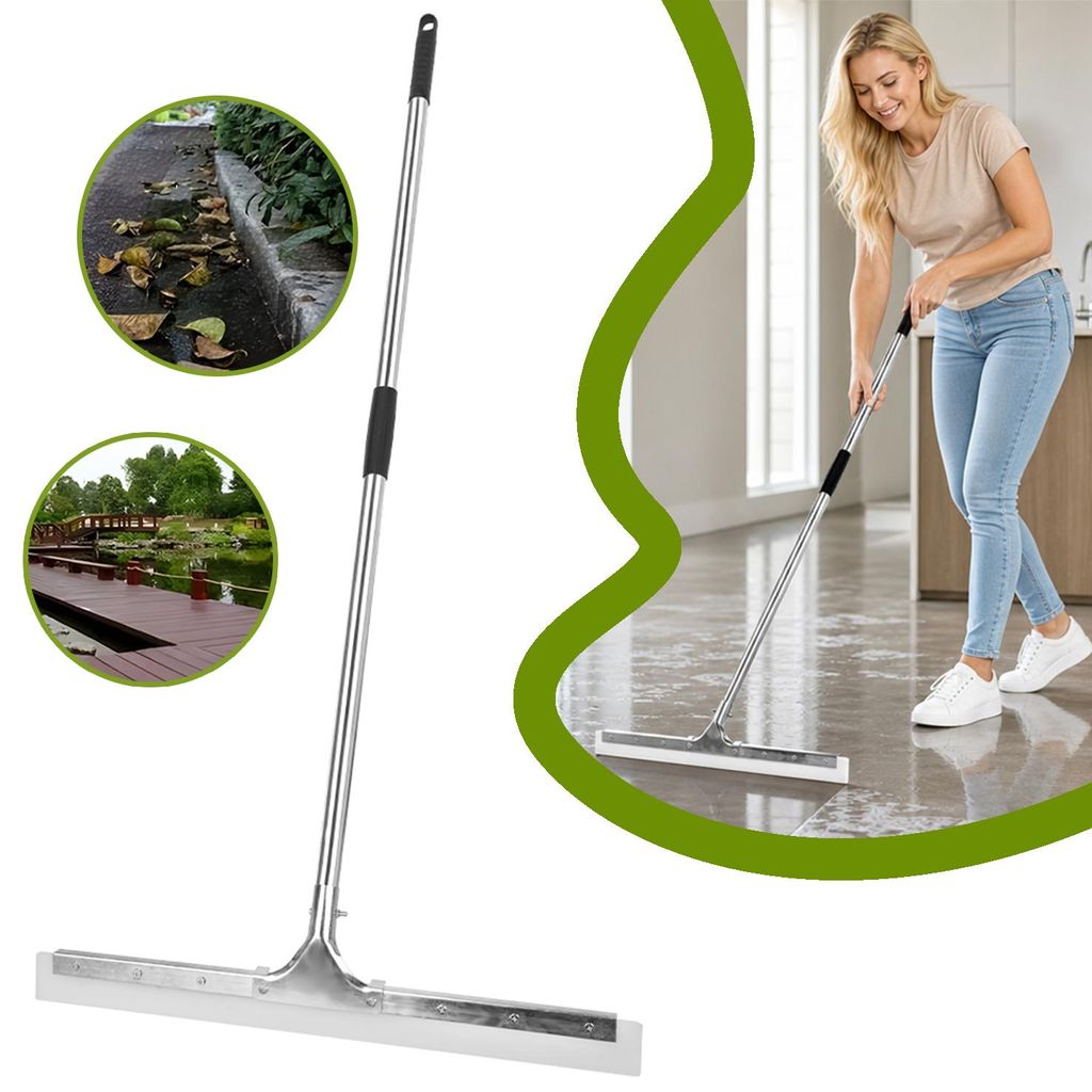 Wasserschieber mit Stiel, 60 cm Bodenabzieher, Produktbild 
