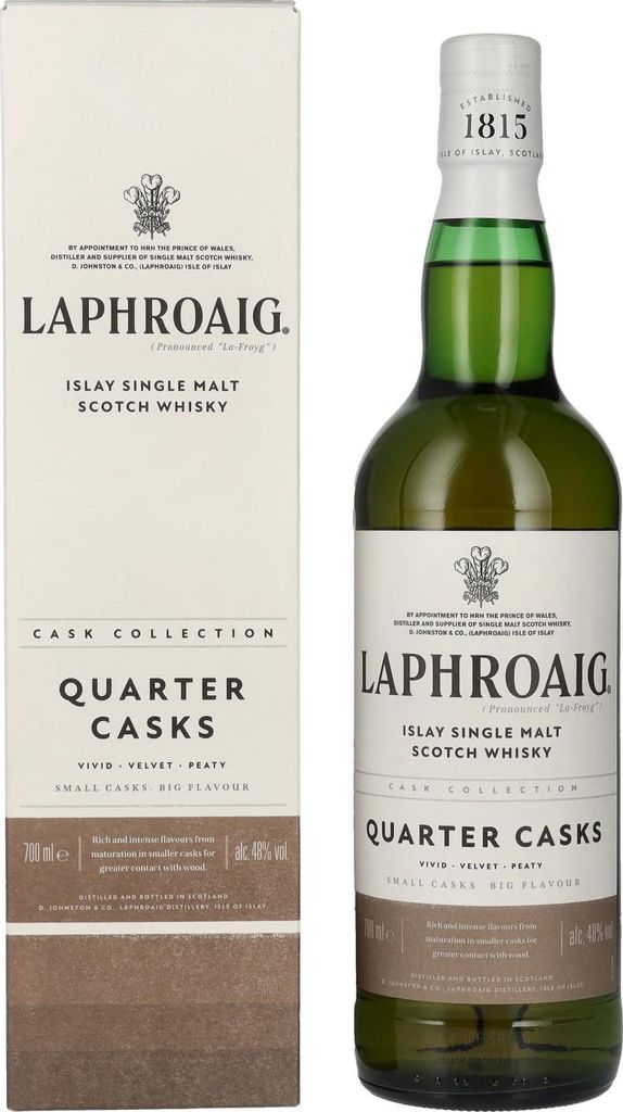 Laphroaig Quarter Cask Islay Single Malt Scotch Whisky in Produktbild 