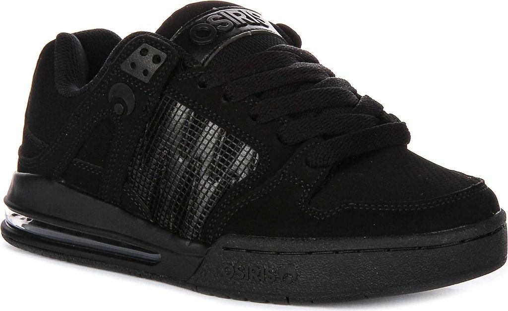 Osiris Pixel In All Black For Men – 11 UK - 47 EU - 12 US / Black Black
