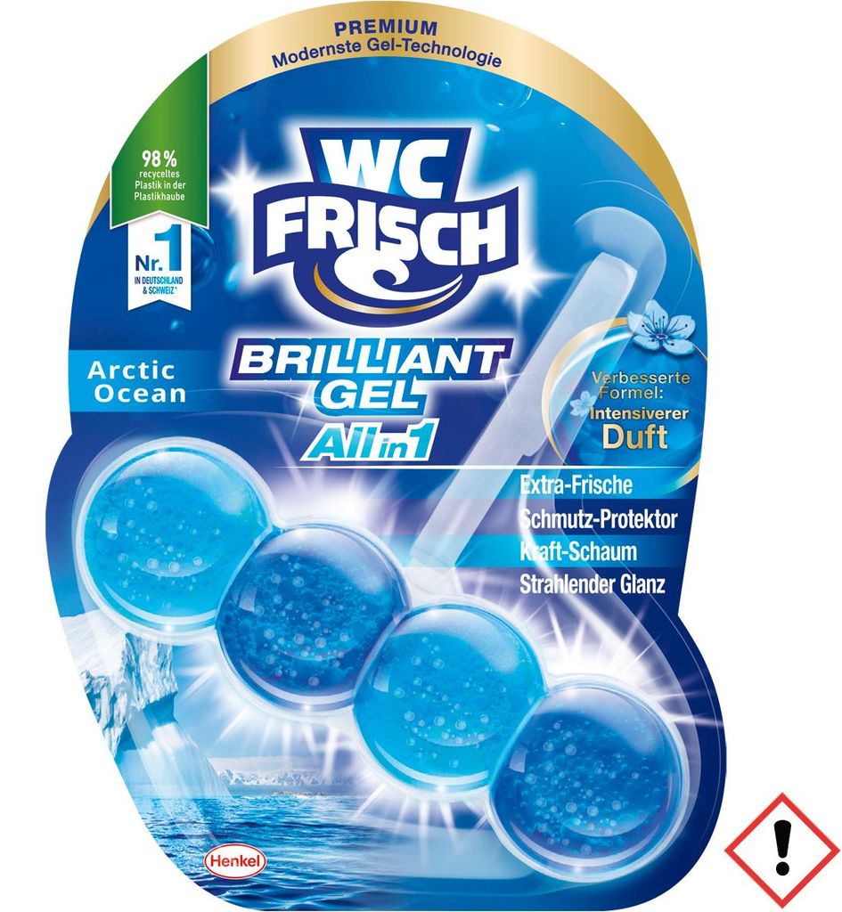 Henkel BRILLIANT GEL All in 1 WC-Duftspüler Arctic Ocean 42 Produktbild 