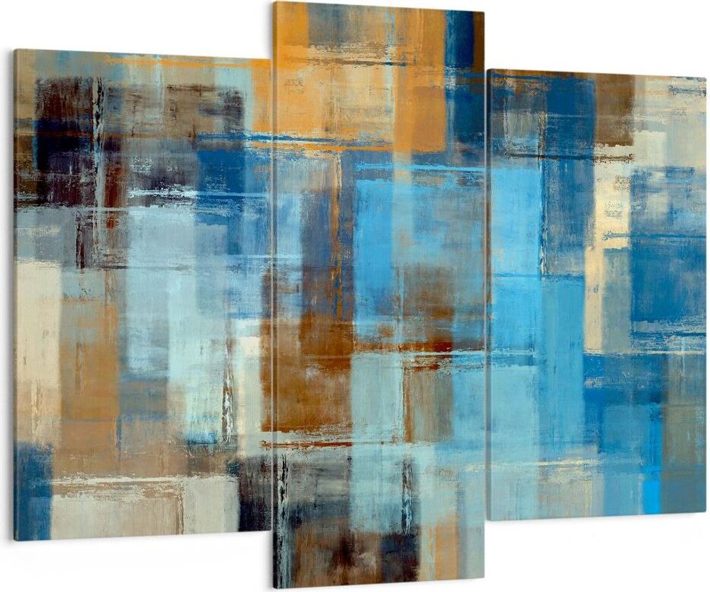 Bild auf Leinwand - Leinwandbild - Abstraktion modern - 130x100cm - Wand Bild - Wanddeko - Leinwanddruck - Bilder - Kunstdruck - Wanddekoration - L...