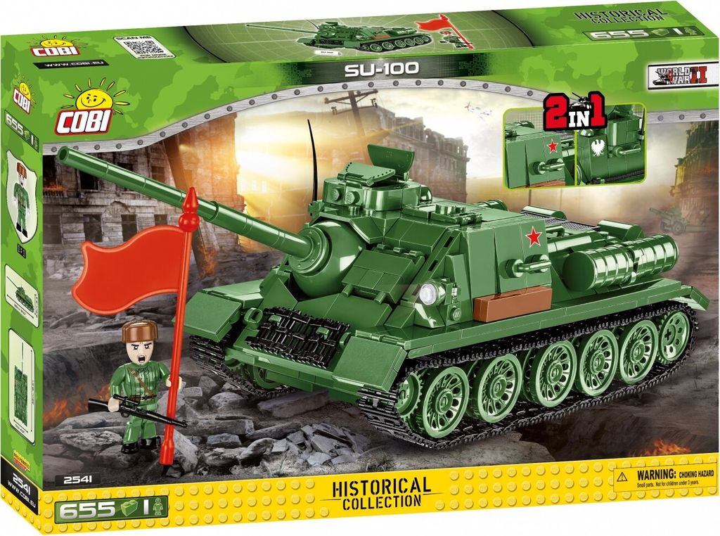 COBI HC WWII /2541/ SU 100 Tank Produktbild 