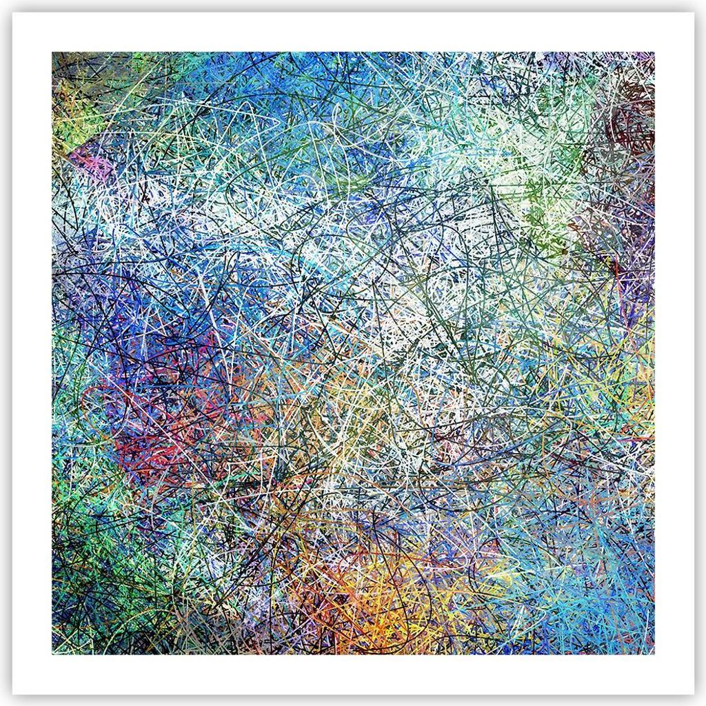 Poster - Poster ohne Rahmen - Abstraktion modern - 60x60 cm Produktbild 