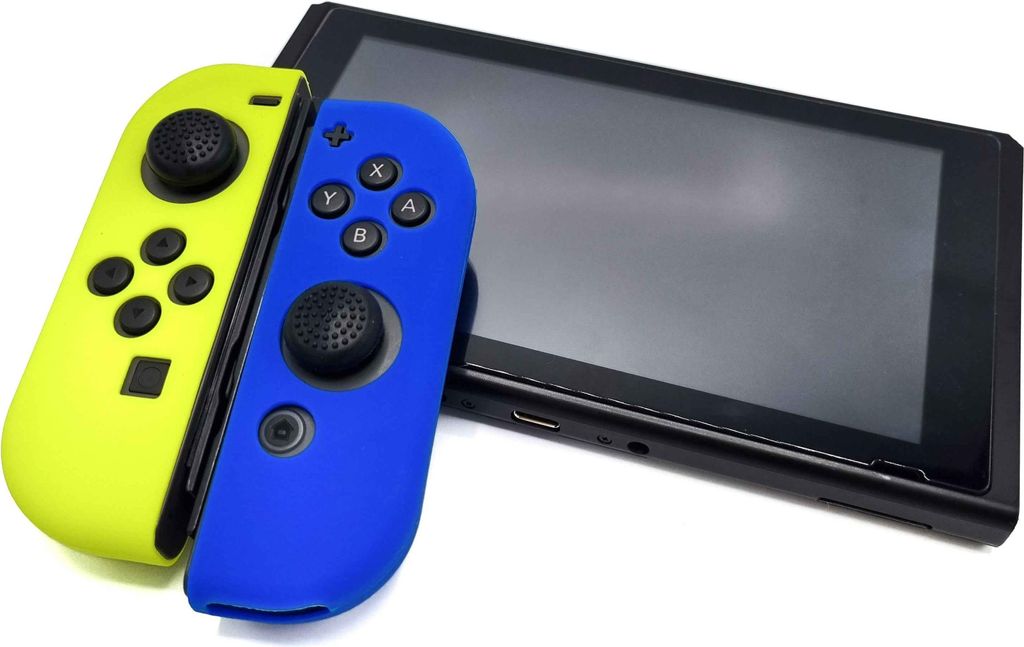 Hüllen & Skins für Nintendo Switch 1 – Performance-Gaming-Hülle – Soft Grip-Abdeckungen – Rutschfestes Joy-Con-Controller-Zubehör – Bla...