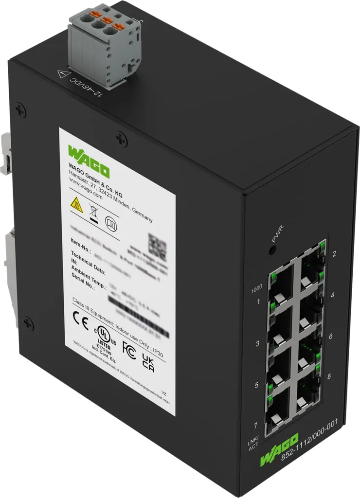 Évitez les Coupures Réseau avec le Switch Industriel WAGO 8 Ports ECO