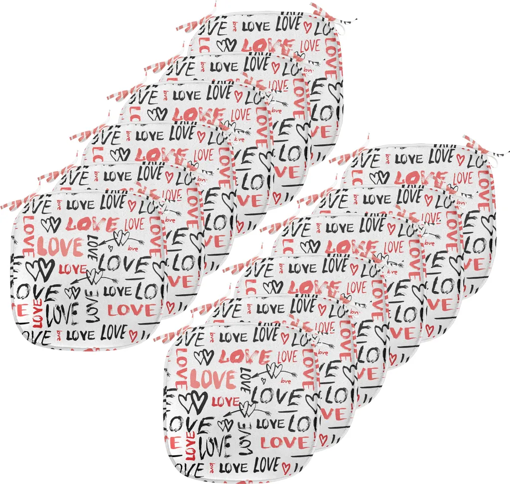 Cuscini Sedie Cucina Impermeabili ABAKUHAUS - Pack 12 Pezzi 40x40cm