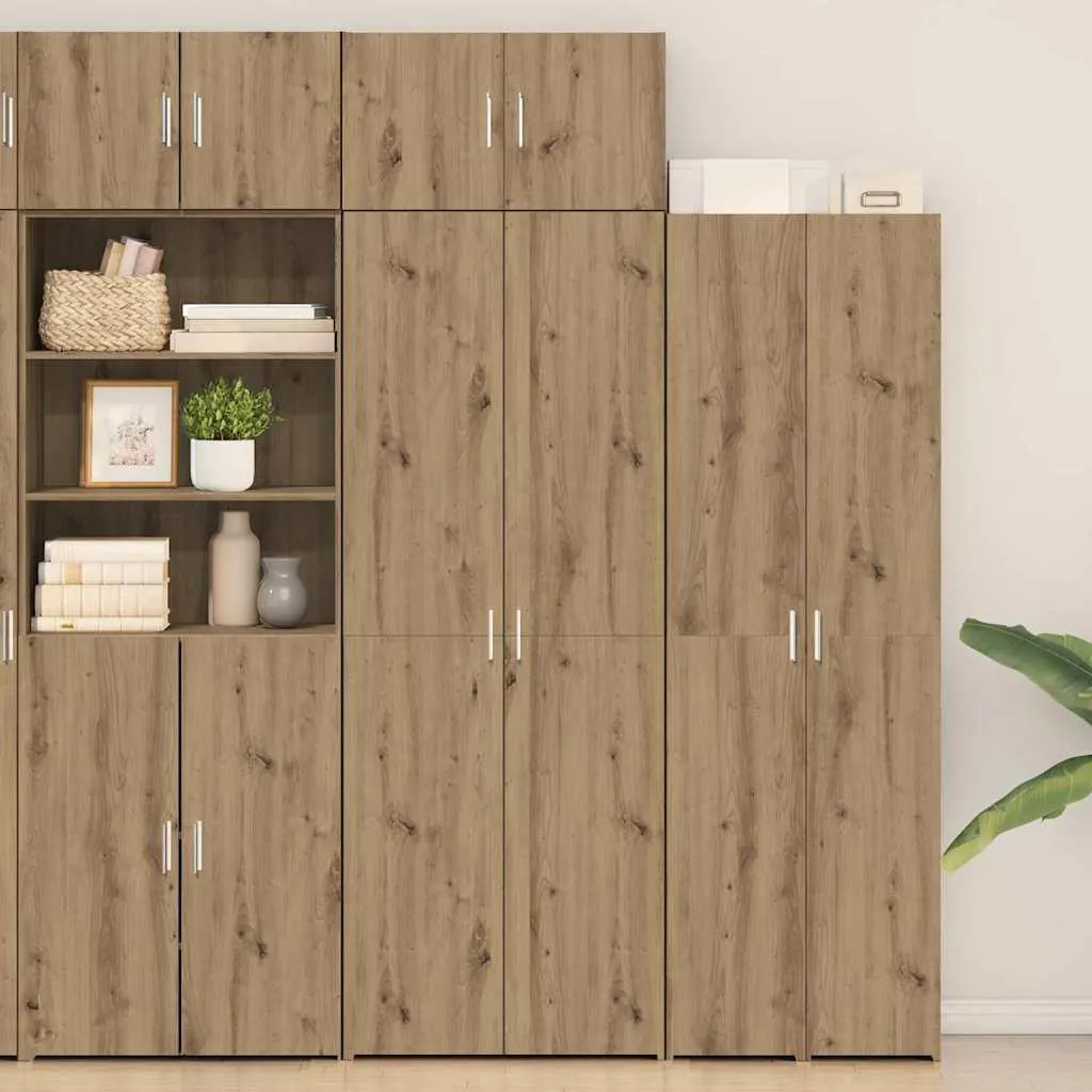 Armoire de rangement 3 pcs Chêne Artisan : gagnez de la place au sol