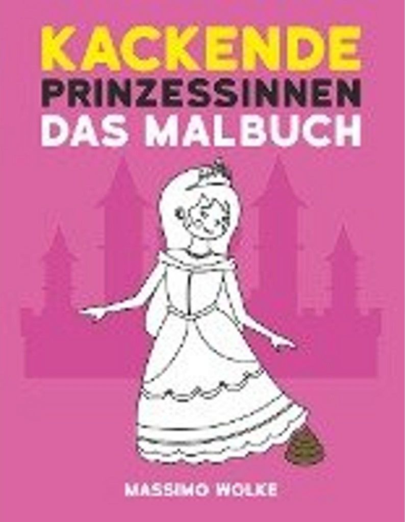 Kackende Prinzessinnen - Das Malbuch Immagine del prodotto 