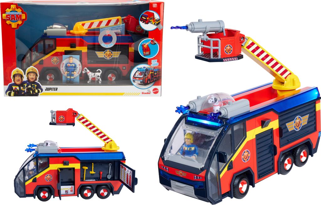 Simba Feuerwehrmann Sam Jupiter - Feuerwehrauto Produktbild 1