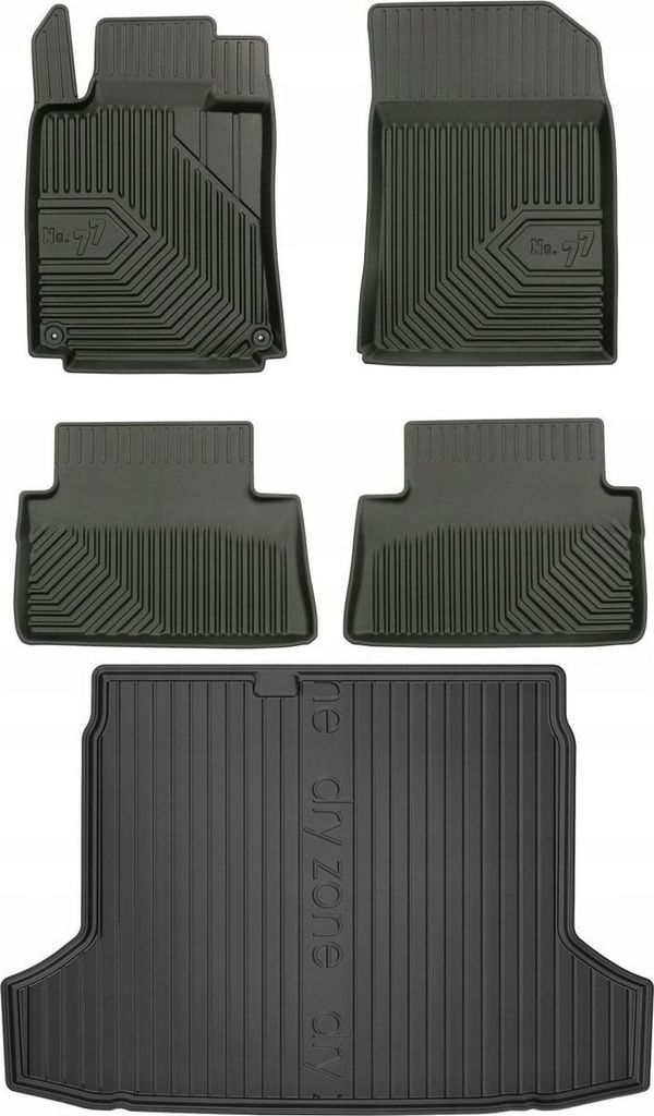 SET 77 Fußmatten und Fußmatten Peugeot 508 1 Limousine 2010-2018