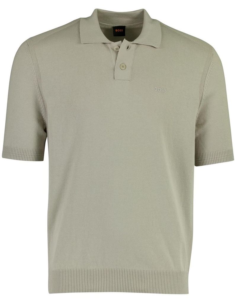Poloshirt BOSS Orange Asac_P beige gestrickt