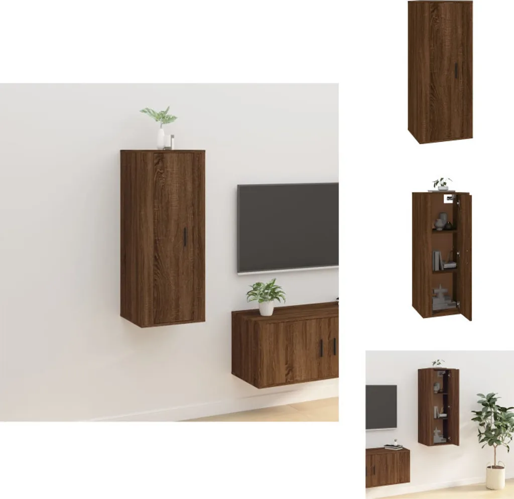 Rinnova il Soggiorno: Mobile TV vidaXL Sospeso Rovere Marrone 100cm