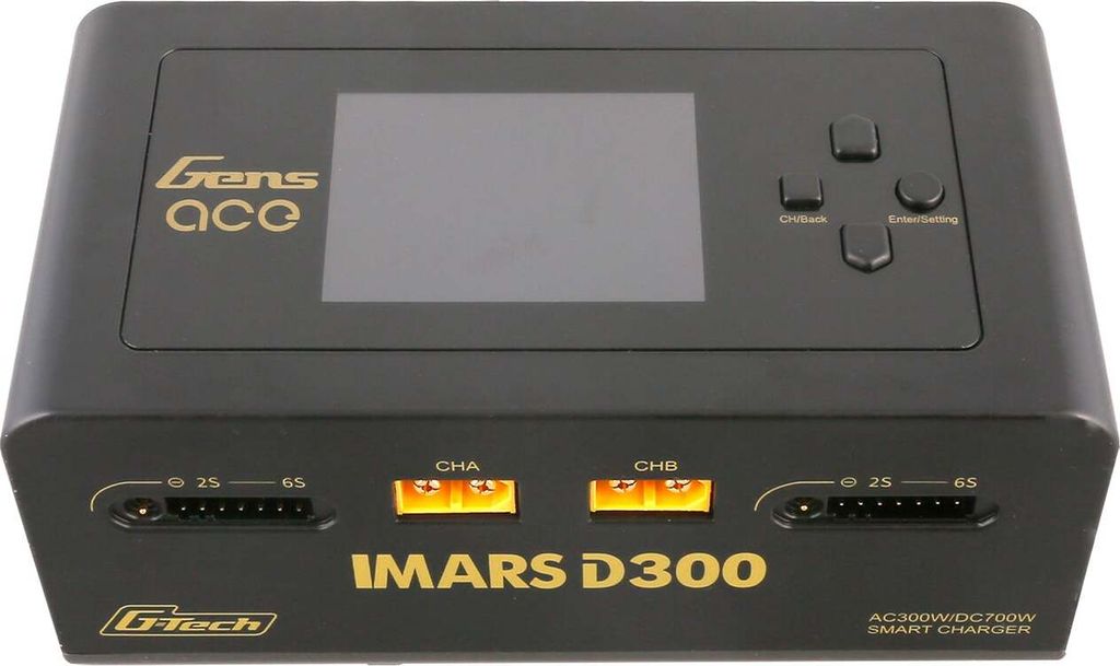 Gens Ace IMARS D300 G-Tech Kanal AC/DC 300W/700W RC Produktbild 