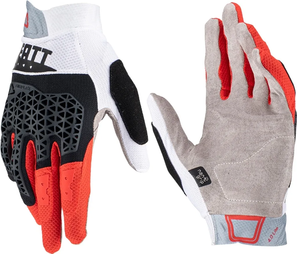 Gants Leatt MTB 4.0 Lite Fire taille S pour vélo tout-terrain
