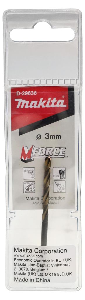 Makita M-FORCE Bohrer HSS 3.0x61mm Produktbild 