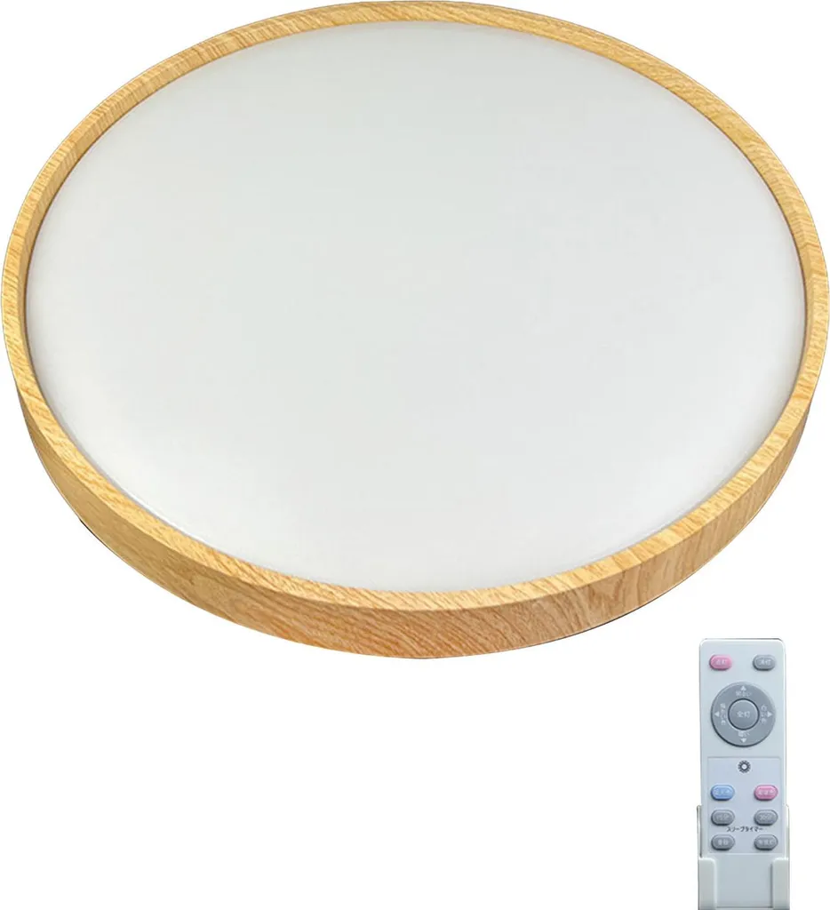Plafonnier LED Dimmable 40W 380mm avec Télécommande Lumière Variable