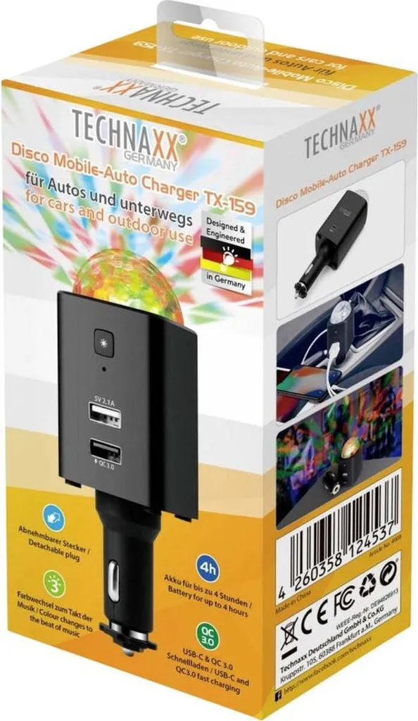 Organizza Party in Auto con Technaxx TX-159: Luci LED e Ricarica USB - 5