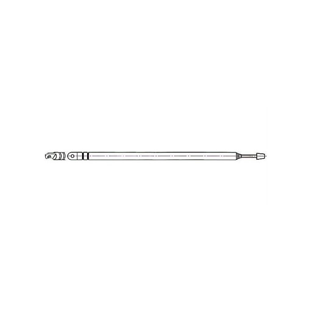 Anténa teleskopická priemer 6mm 150-635mm 6 dielna Obrázok produktu 