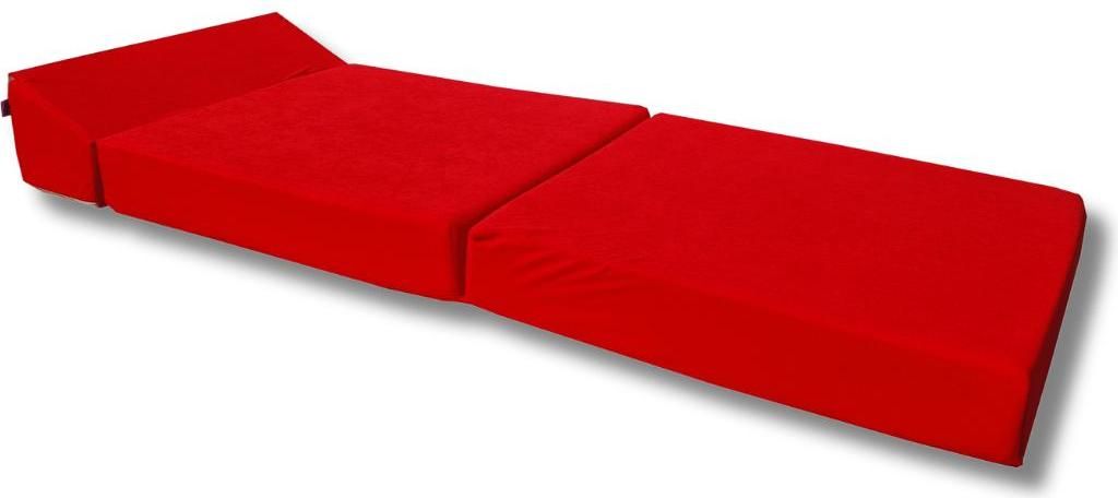 Materasso Pieghevole Natalia Spzoo 160x60x12 Cm - Schiuma Fredda, Fodera Lavabile, Poltrona Letto Per Ospiti