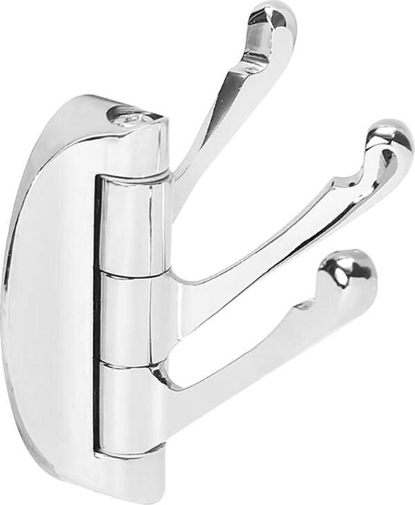 QUVIO Handtuchhaken - Wandhaken - Handtuchhalter - 3 Haken - Edelstahl