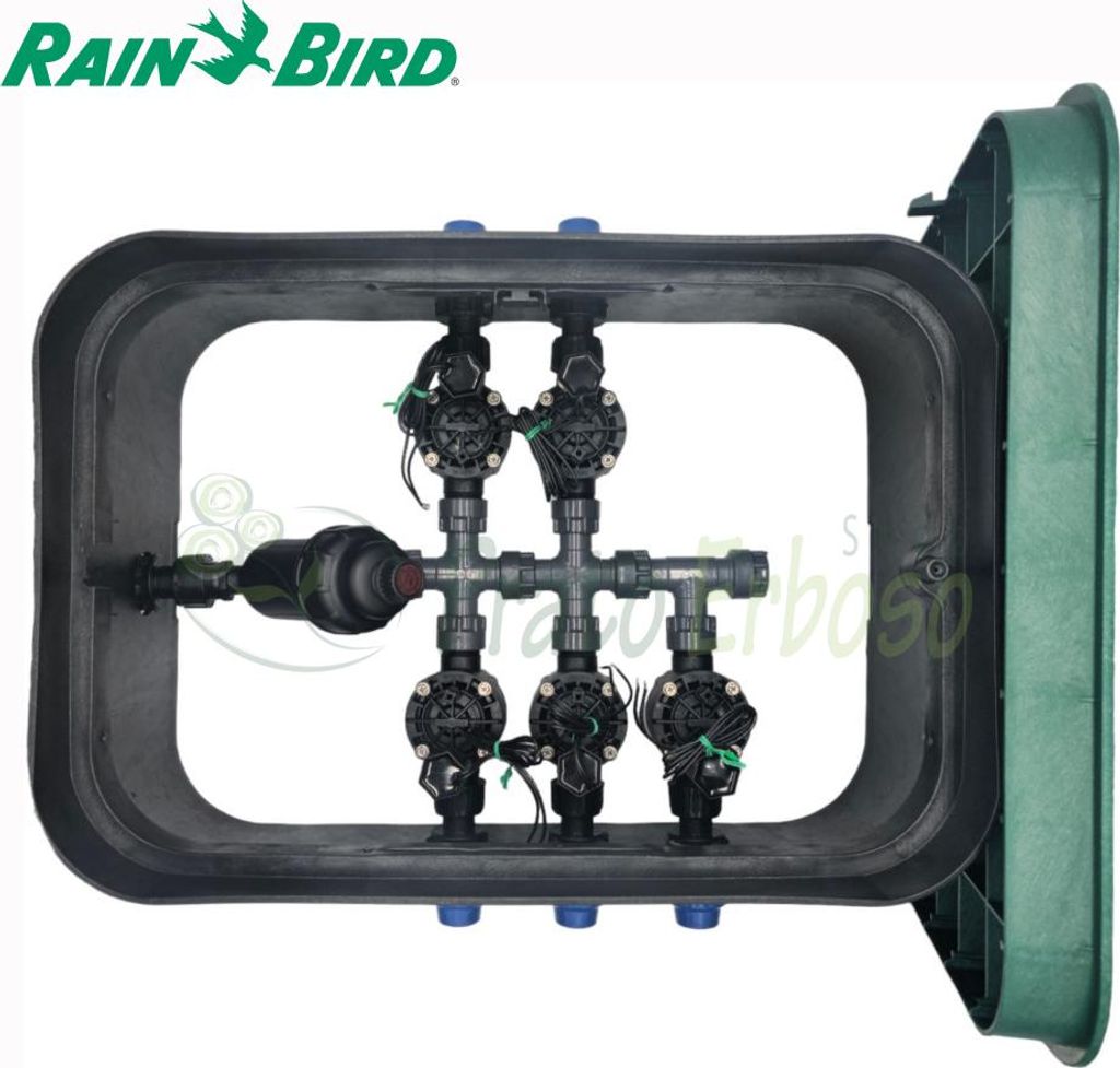 PA-HV-F5 - 1" 5-Zonen-Ventilkasten mit Rain Bird Komponenten