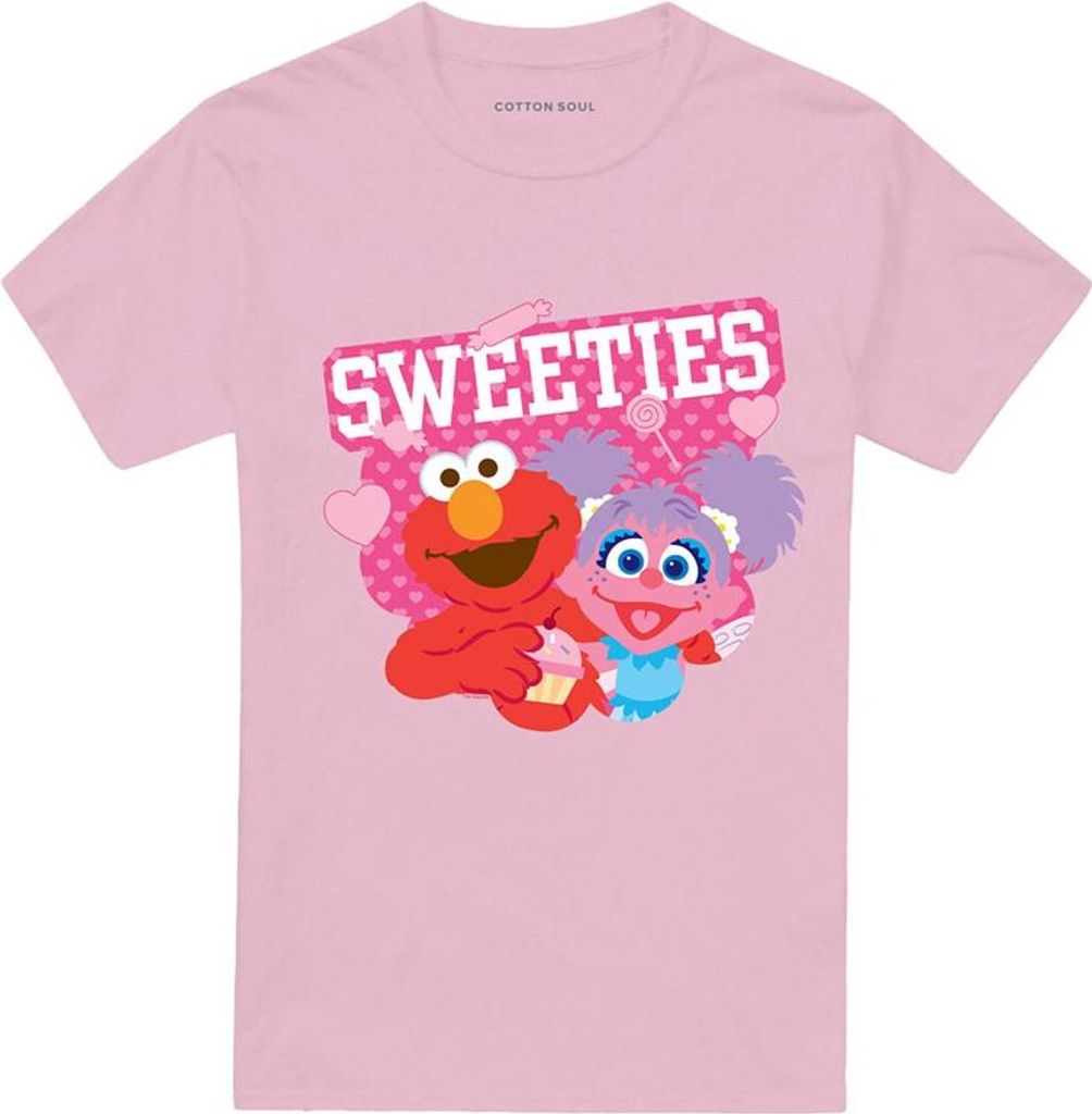 Sesame Street - "Sweeties" T-Shirt für Herren/Damen Uni, Valentinstag TV27130 (3XL) (Pink)