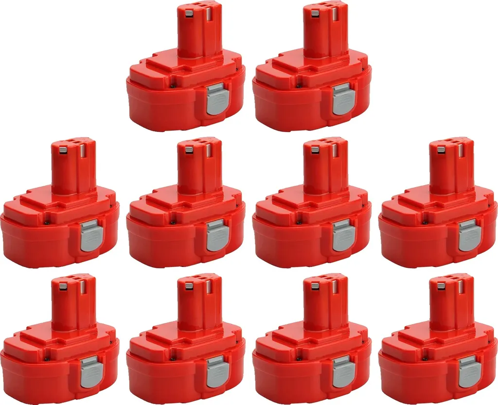 Batterie Ni-MH rechargeable PA18 de 4000mAh haute capacité lot de 10pcs