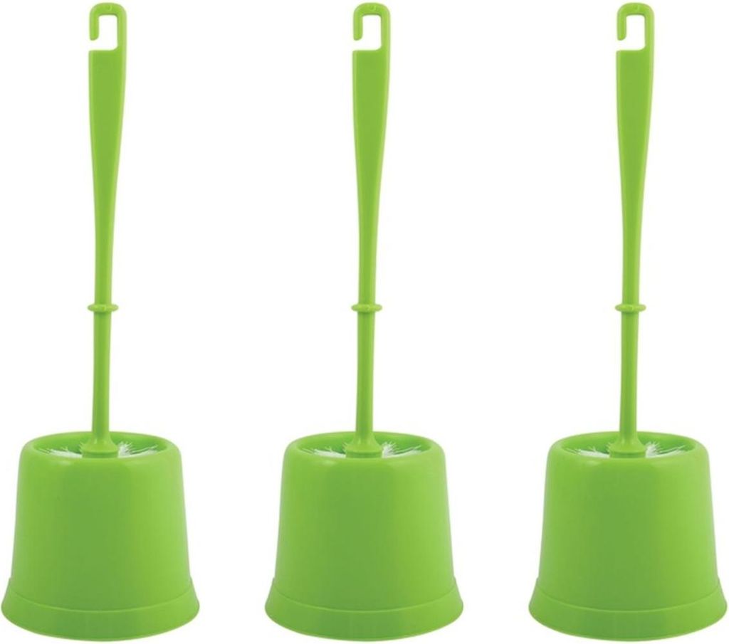 MSV WC Bürste Grün 3er Set