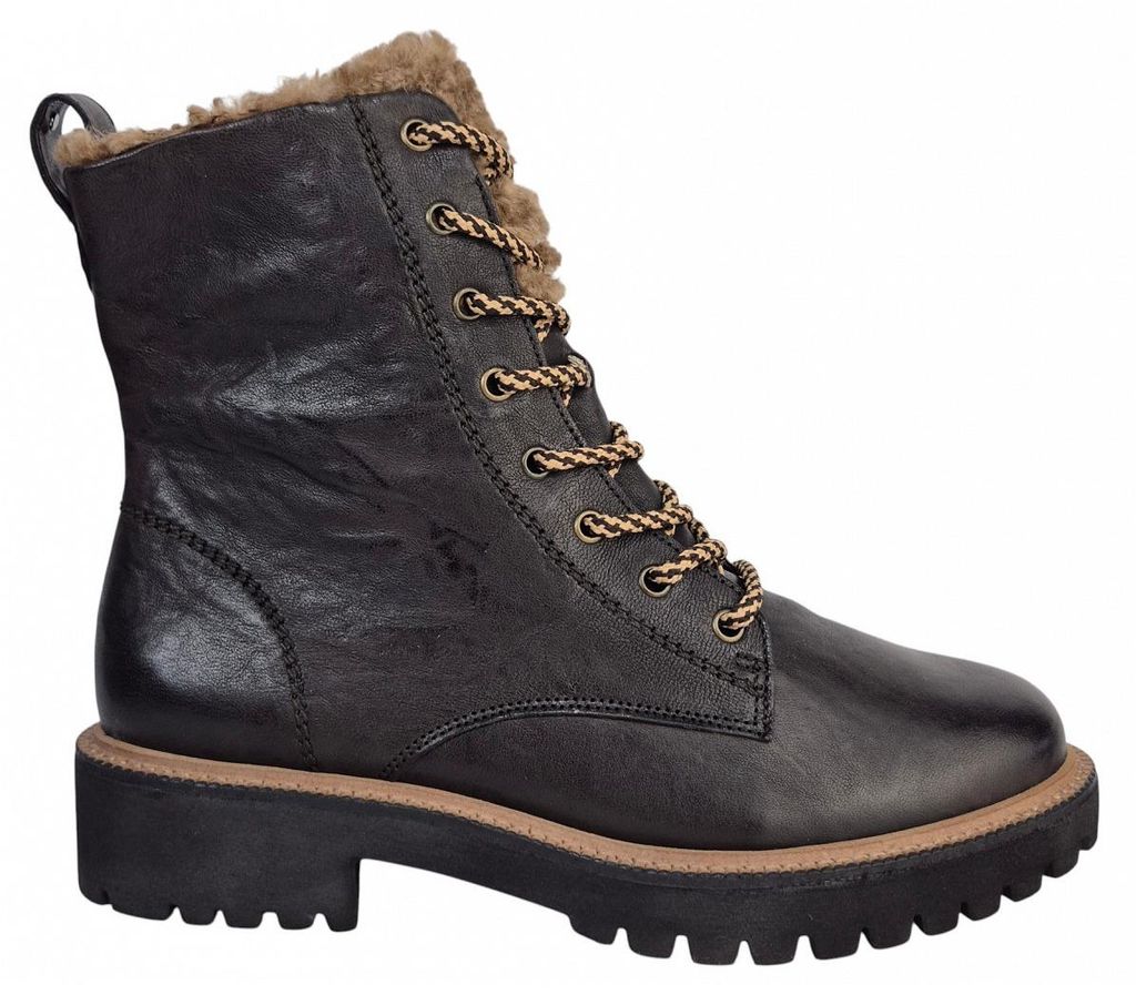Paul Green Nappa moro Damen Stiefelette in Braun, Größe 7.5