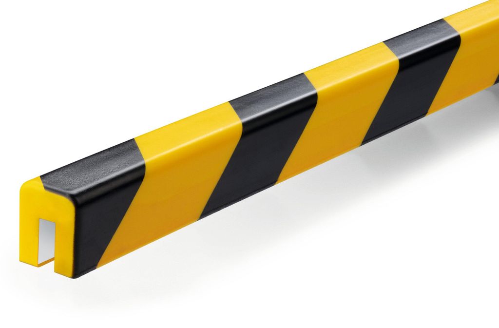 DURABLE Kantenschutzprofil E8, 1m, 1127130 gelb/schwarz Produktbild 