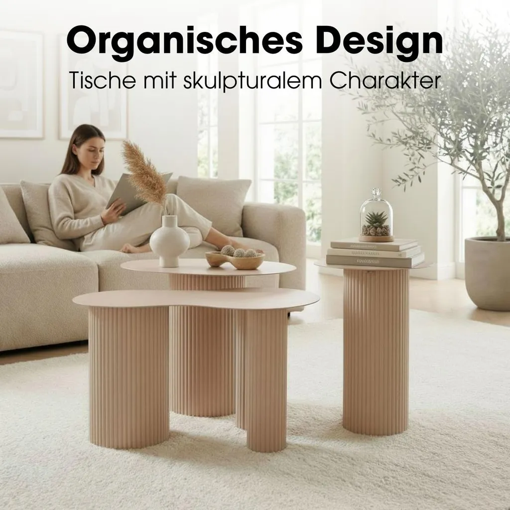 Table d'appoint de salon modulable pour optimiser l'espace de votre séjour